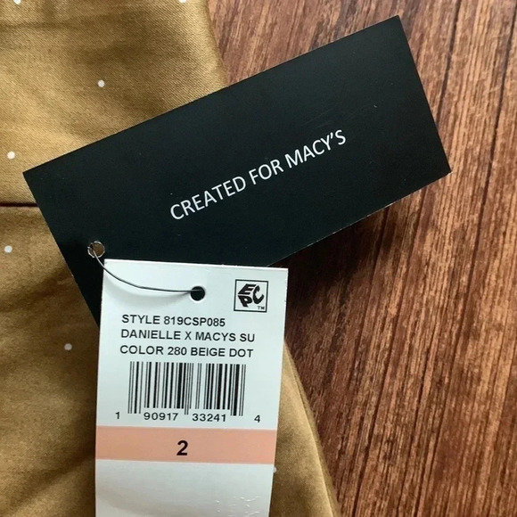 Macy’s x Danielle Bernstein Boyfriend Dress Shorts Polka Dot NWT - Picture 7 of 12